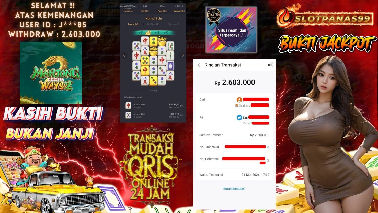 SLOTPANAS99 JACKPOT SLOT MAHJONG WAYS 2